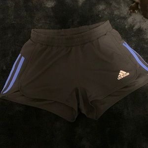 black adidas shorts